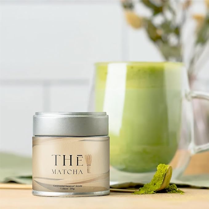 THĒ Matcha Ceremonial Grade Matcha Green Tea Powder – Premium First Harvest, 100% Pure Japanese Matcha (30g / 1.06oz)