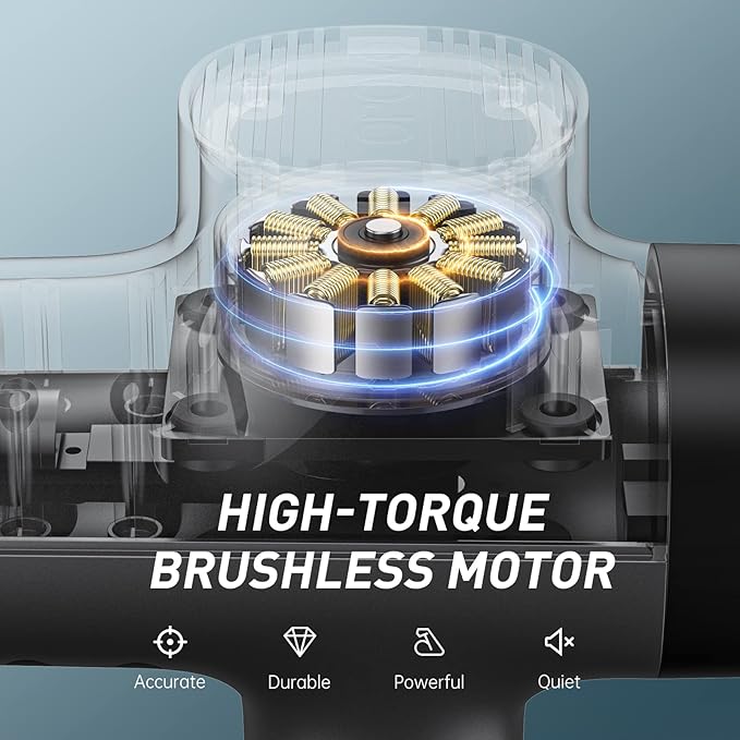 opove M3 Pro 2 Massage Gun Deep Tissue Percussion Muscle Massager for Workout, Percussive Therapy Fascia Gun for Athletes Fast Recovery, 30 Days Long Battery Life, 70lbs Stall Force