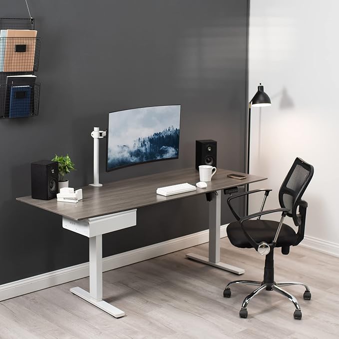 VIVO 16 inch Under Desk Slide Out Drawer without Shell, Home Office Storage Organizer, White, DESK-AC03A-W