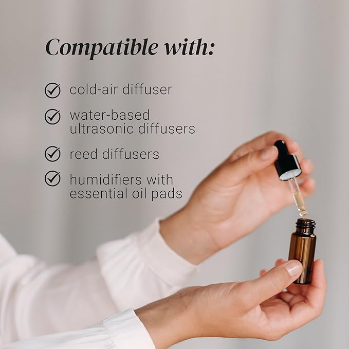 Citrus Burst Essential Oils for Diffusers for Home, Nature-derived Peony Essential Oil, Long-Lasting & Family-Friendly Diffuser Oils Scents, IFRA Certified, Cold Air & Ultrasonic - 0.33 oz