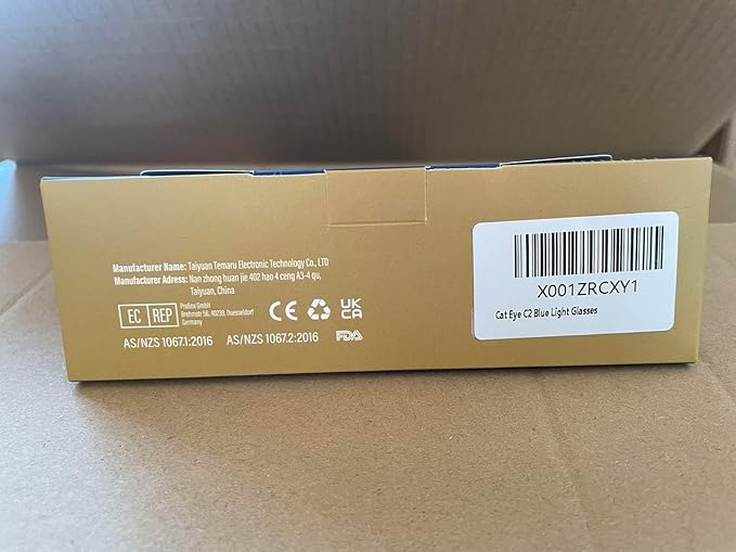 Bloomoak Cat-Eye Blue-Light Glasses | 99% Filter Amber Lens |Oversized frames Make you Look Younger| Sleep & Gaming