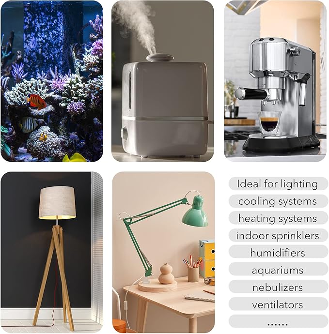 BN-LINK Digital Timer Outlet, 7 Day Heavy Duty Programmable Timer, On/Off Programs 3-Prong Grounded, Indoor, for Lamp, Light, Fan, Pets, Home, Kitchen, Office, Appliances, 125V, 15A, 1875W, 60Hz