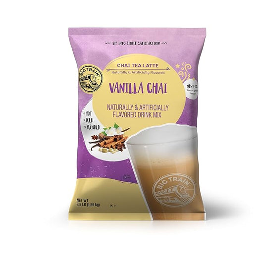 Big Train Vanilla Chai Tea Latte Beverage Mix, 3.5 Pound (Pack of 1)