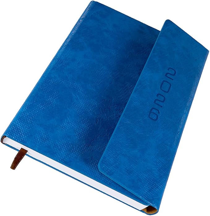 2026 Daily Planner - Appointment Book 2026, Hourly Daily & Monthly Planner with Tabs(Jan-Dec 2026), 8.26'' x 5.9'' Calendar Planner, Leather Cover + Thick Paper (26-Blue)