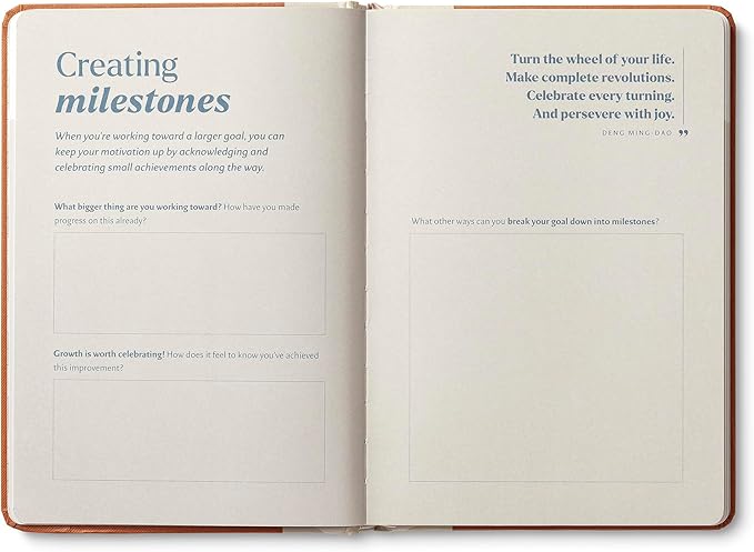 Compendium – Intention Every Day Guided Journal: A Daily Practice for Purpose and Clarity – A 5-Minute a Day Personal Growth Notebook – An Inspiring Daily Journal for Forming New Habits