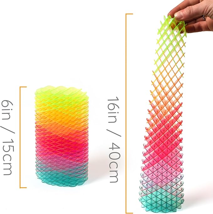 Morf Fidget Sensory Spring Berry – Bendy Elastic Fidget Toy for Kids and Adults, Dynamic Spring Toy with Color Transitions, Perfect for Sensory Play, Calming Stress Relief