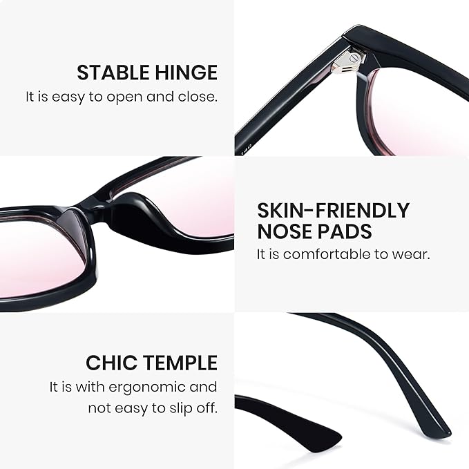 Cyxus Blue Light Glasses for Men Women Reduce Eye Strain UV Blocking for Computer Screen 8082