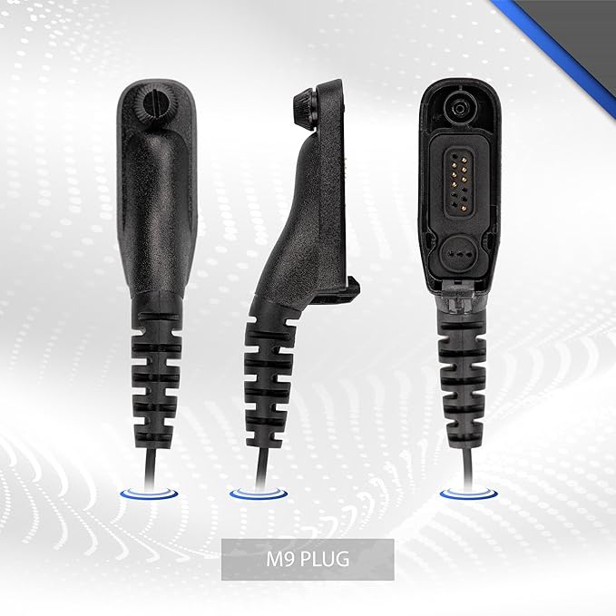 Arrowmax AHDH0042-BK-M9 Noise Cancelling Headset Compatible with Motorola Radios APX6000 APX7000 APX8000 XPR6350 XPR6550 XPR7550 XPR7350e XPR7550e XPR7580e APX 6000 7000 8000 XPR 6550 7550 7550e with