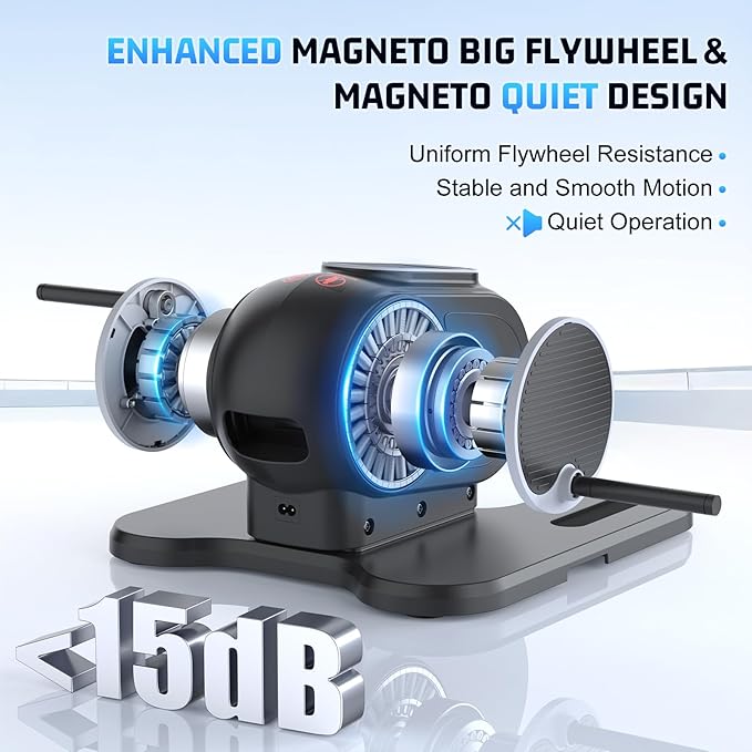 ANCHEER Under Desk Elliptical, 24-in-1 (12 Auto & 12 Manual) Elliptical Machine with Wireless Remote&Dual-Direction, Quiet Compact Leg Exerciser for Home Office