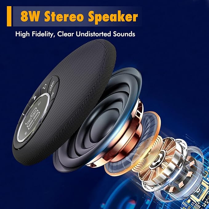 White Noise Sound Machine for Sleep, 30 Soothing Sounds, 8 RGB Dimmable Night Lights, Portable Bluetooth Speaker Alarm Clock for Bedrooms, Heavy Sleepers, Ideal Gift for Baby, Kids, Teenagers, Adults