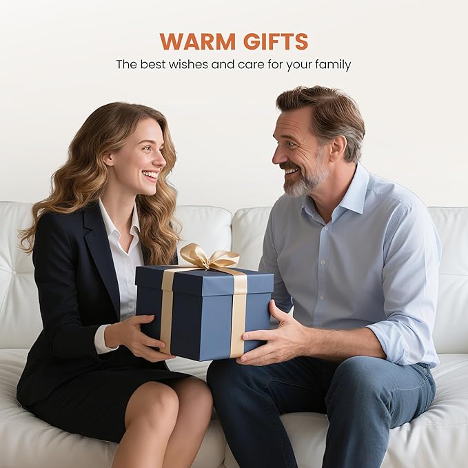 CILI Shiatsu Foot Massager Machine, Electric Heated Feet Massager for Plantar Fasciitis, Kneading Vibration Compression, Detachable Sleeve, Up to Men Size 13, Gifts for Dad Men