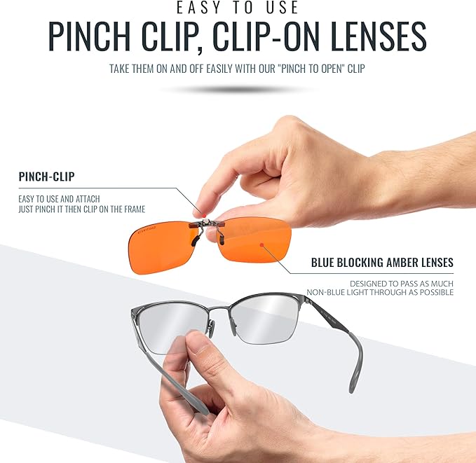 Clip-on Blue Light Blocking Eyewear