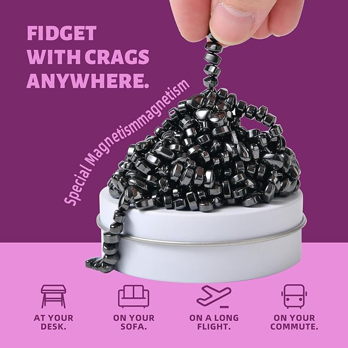 Fidget Toys Adults,Smooth Ferrite Rocks,Executive Desk Toy|Stress Relief Sensory Toy|Fidgets Toys|Adults Gifts, Holiday Stocking Stuffer