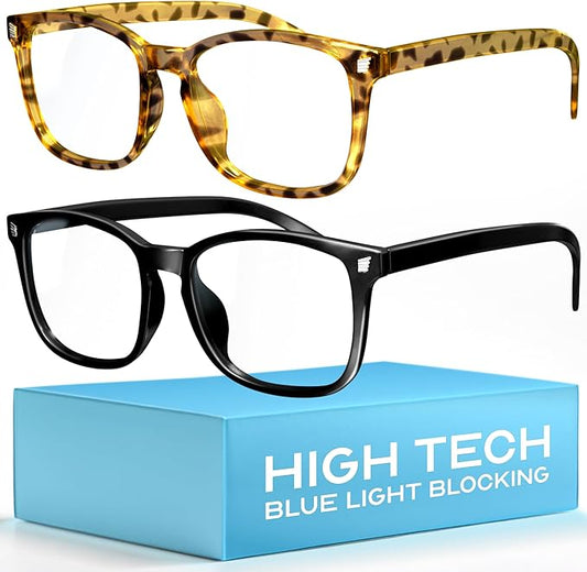 livho High Tech Blue Light Glasses - Advanced up to 99% Blue Light Blocking Computer Glasses - Screen Fatigue & UV Protection