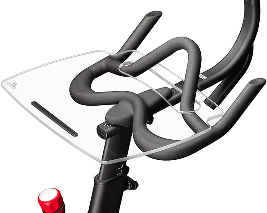 TFD The Tray-E | Compatible with Echelon Connect EX-4S+, EX5, EX-5S-10 & EX-5S-22 (Models), Made in The USA - Desk Tray for Desk Bike - Acrylic Holder for Laptop, Phone, Books & More - Desk Equipment