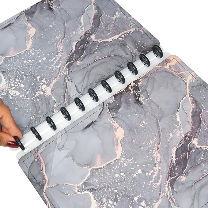 CREATE A NOTEBOOK 12 Pieces Expansion Discs – Medium Discbound Binding Discs Discbound Binding Ring Discs for Notebooks and Planners - Add Extra Pages, Notes or Artwork - Support Up to 80 Sheets