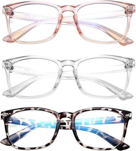 Hycredi Kids Blue Light Blocking Glasses，Anti Eyestrain & UV Protection, Computer Gaming TV Phone Glasses for Boys Girls