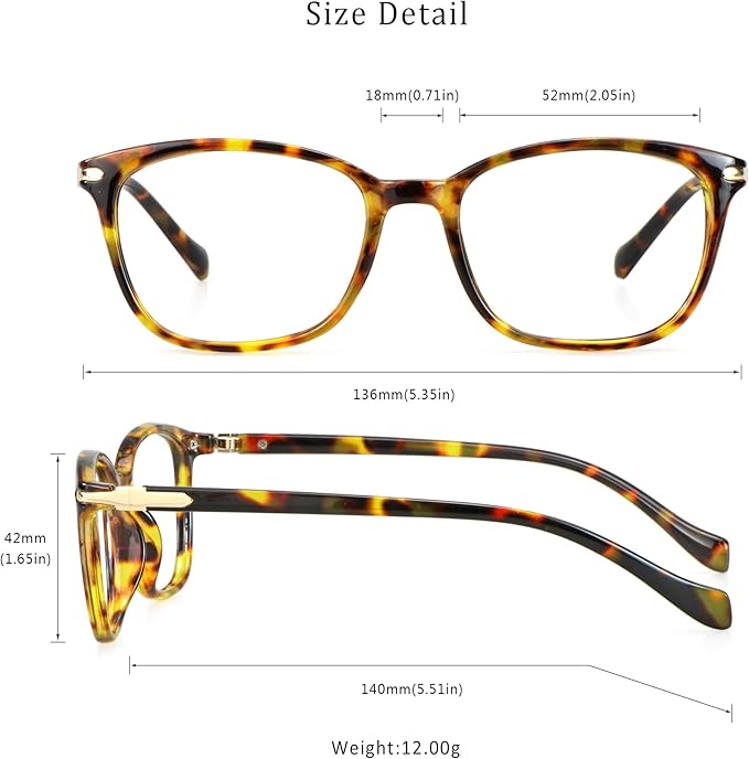 LifeArt Blue Light Blocking Glasses, Anti Eyestrain, Computer Reading Glasses,TV Glasses for Men and Women