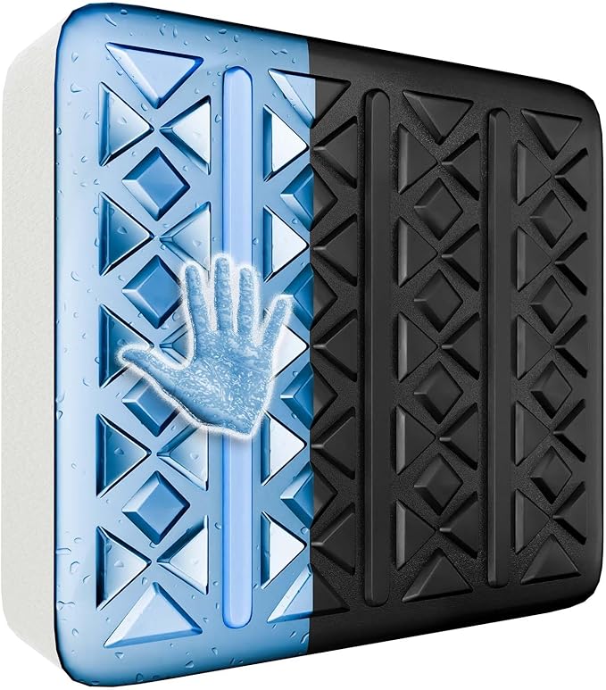 Seat Cushions for Office Chairs,Ultra Thick(2.5" Inch) Dual-Layer Gel &Memory Foam Wheelchair Cushions for Long Sitting, Non-Slip Cover Chair Seat Pads for Office, Computer Desk,Car & Truck