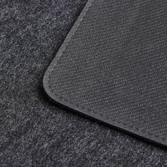 Premium Felt Desk Mat | Medium 12" x 36" | Multifunctional Desk Pad for Home Office | Dark Gray