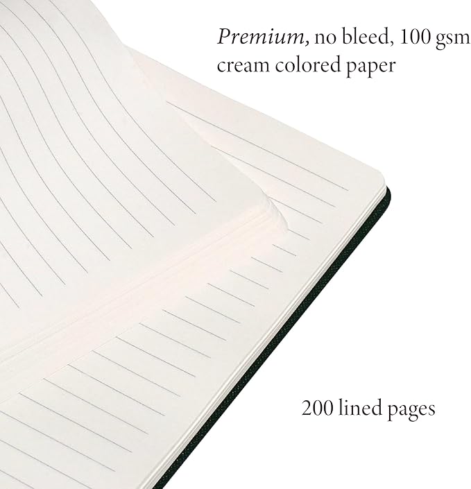 Hardcover Ruled Journal with Thick 100 gsm College Ruled Paper A5 size (8.3 inches x 5.4 inches) - Daily Writing Notebook Journal for Travel, School and Office Use - Diary Journal for Women and Men - Tie Dye