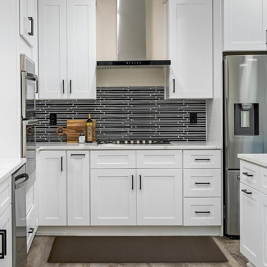 Anti Fatigue Kitchen Rugs Kitchen Mats for Floor,Cushioned Non-Slip Waterproof Ergonomic Comfort Rug Standing Mat for Kitchen,Doing Dishes,Floor,Home,Office,Sink,Laundry,Brown,17.3"x60"