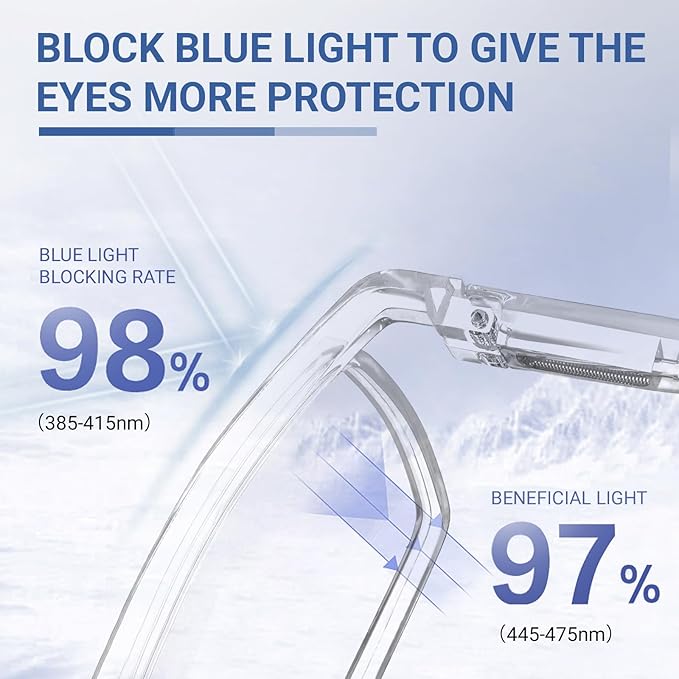 TERAISE Fashion Anti-blue light Reading Glasses Men Women Computer Reader