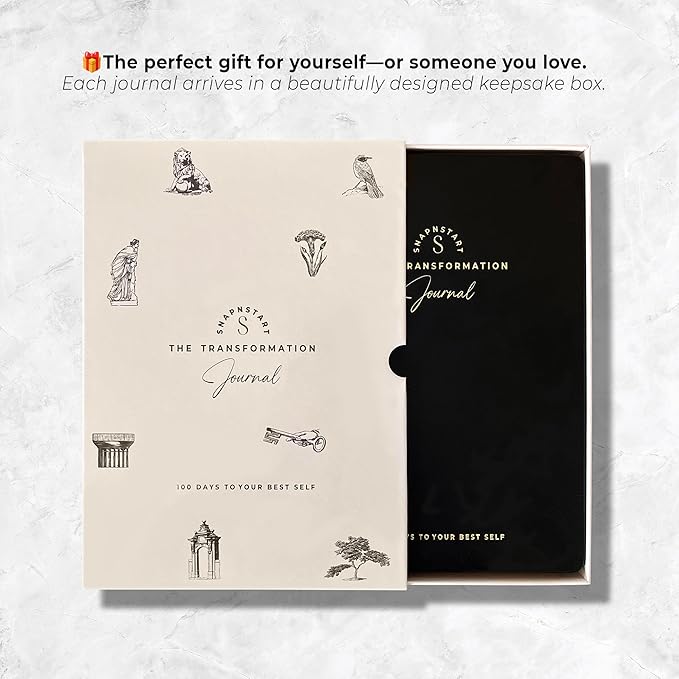 Transformation Journal – 100-Day Guided Journal | Daily Prompts for Self Growth, Mindfulness, and Mental Wellness | Self Care Workbook & Reflection Tool for a Better You