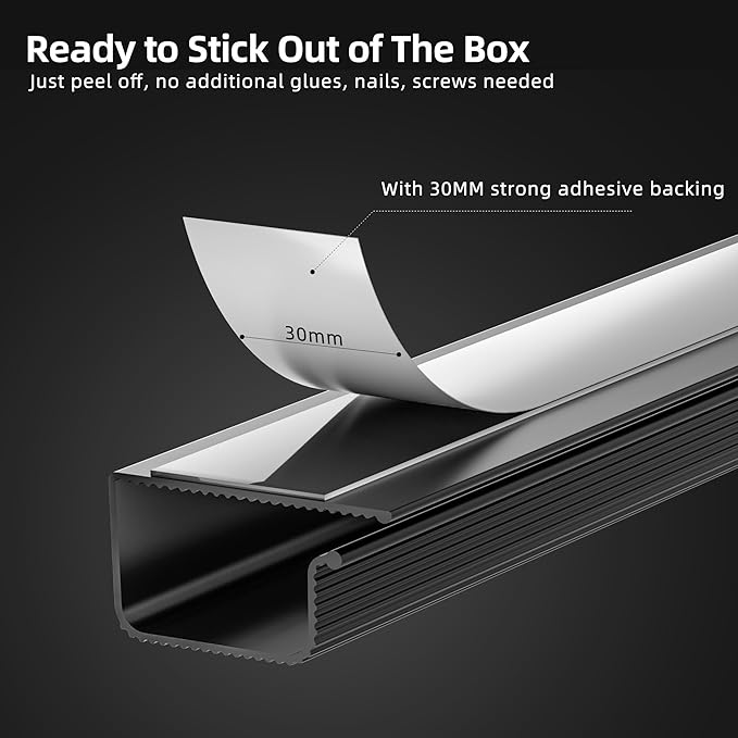 YECAYE 157in Cable Management, Cord Organizer,Easy Install Self-Adhesive Cord Hider, Cable Organizer, Cable Hider for Office Organization,Child & Pet Proof, Black