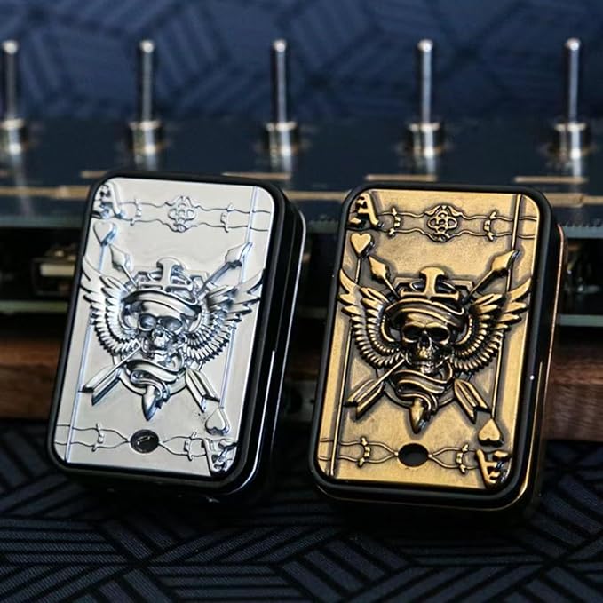 Metal Fidget Slider, Magnetic Fidgets for Adults, EDC Desk Toys for Stress Relief and Focus, for Men, Dad, Boyfriend – Anxiety and ADHD Tools. (Bronze)