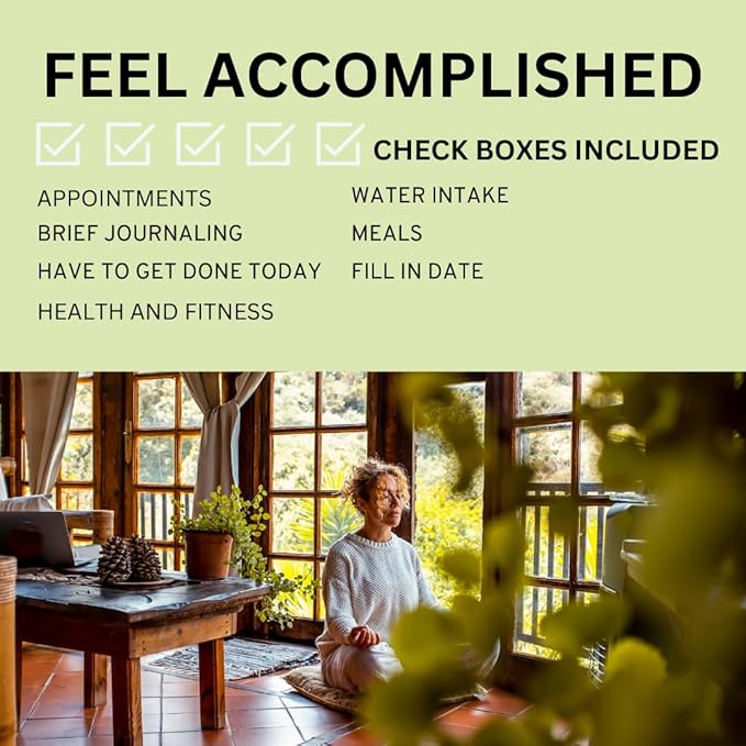 Daily To Do List Notebook - ADHD Planner For Adults, 60 Double-Sided Premium Sheets, Things To Do Notepad, Clear Cover, 6” x 9” Spiral Daily Checklist