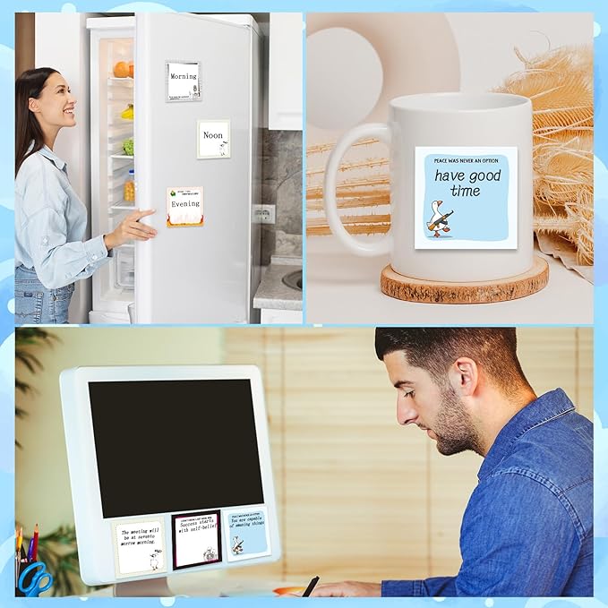 Funny Sticky Notes Gifts - 9 Pack Funny Sticky Notes 3x3 Inch Office Gifts for Coworkers Everything is Fine Post Memo Pads Work Gag Self-Stick Notepads Office Study Supplies 450 Sheets