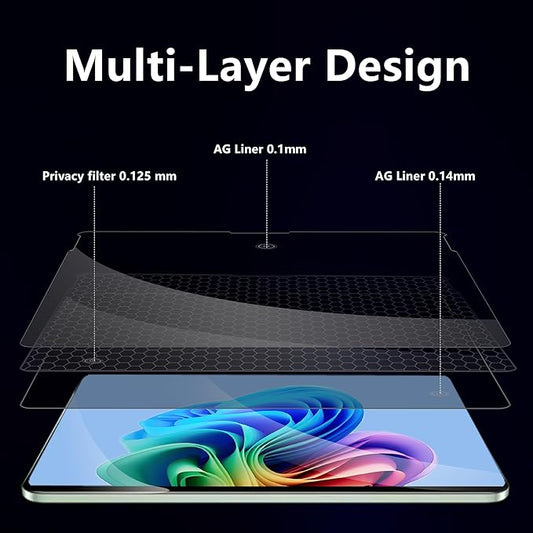 Megoo Privacy Screen Protector for Surface Laptop 6/5/4/3 15 Inch, Anti-Spy, Anti-Glare, Blue Light & UV Blocking, Magnetic Nano Technology, Removable Design