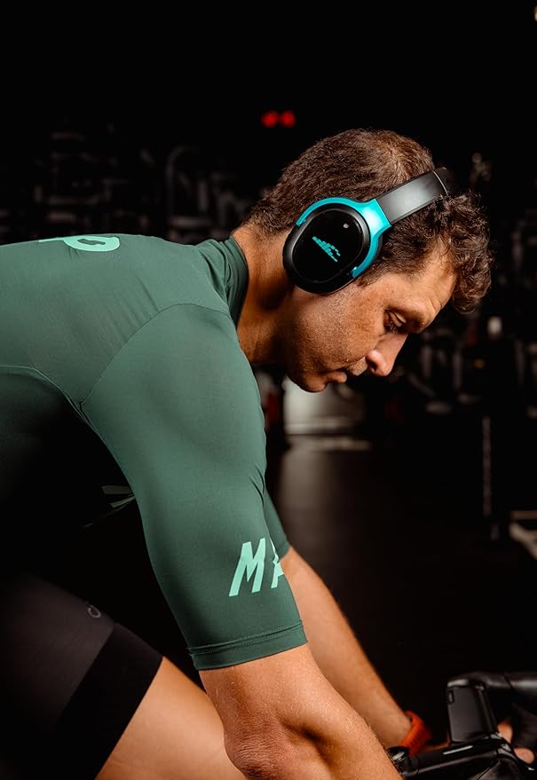 RIPT Ultra Over-Ear Sport Headphones, Active Noise Cancellation and Transparency Mode, 50-Hour Battery Life, 2 Sets of Cushions, Sweat-Proof Silicone and Leatherette, Premium Sound, Waterproof