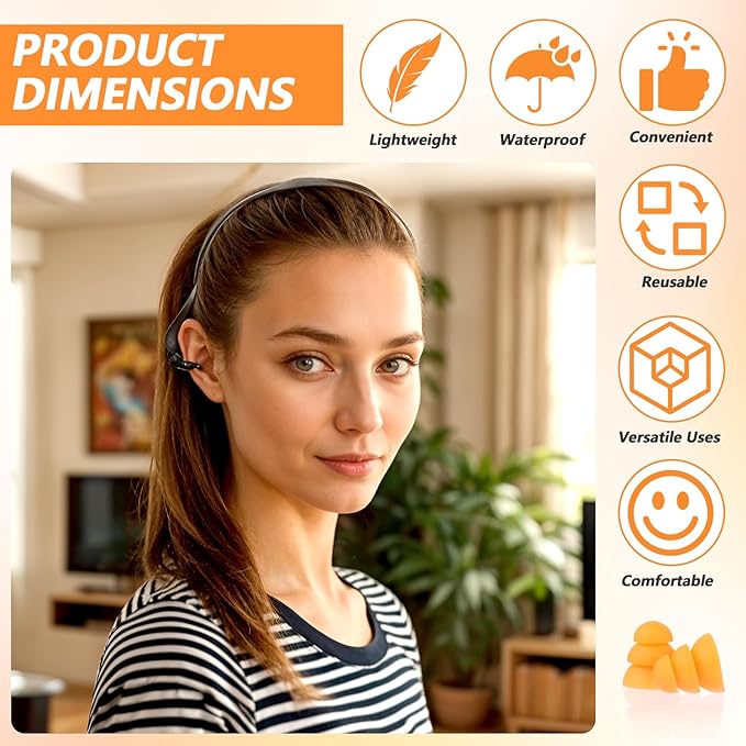 30 Pcs Banded Ear Plugs for Shooting Range Silicone Reusable Ear Protection Plugs Noise Cancelling Lightweight Earplug for Hearing Protection Sleeping Work Construction Concerts Reduction(Black)