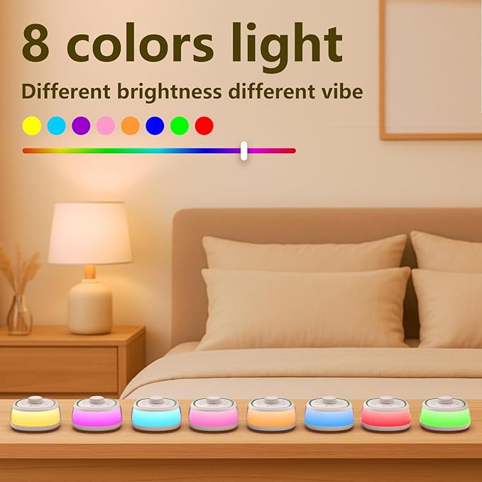DONOW White Noise Sound Machine with Light Bluetooth, 30 Soothing Sounds, Knob Volume Control, 8 Colors Night Light with Memory Function Sleep Timer, White Noise Machine for Sleeping Adults Baby