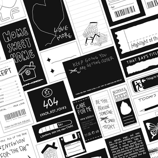 [Monolike] Little Doodle Sticker Pack (102Pcs)_(Variety Pack, Journal, Scrapbook, Waterproof, Fancy Sticker)