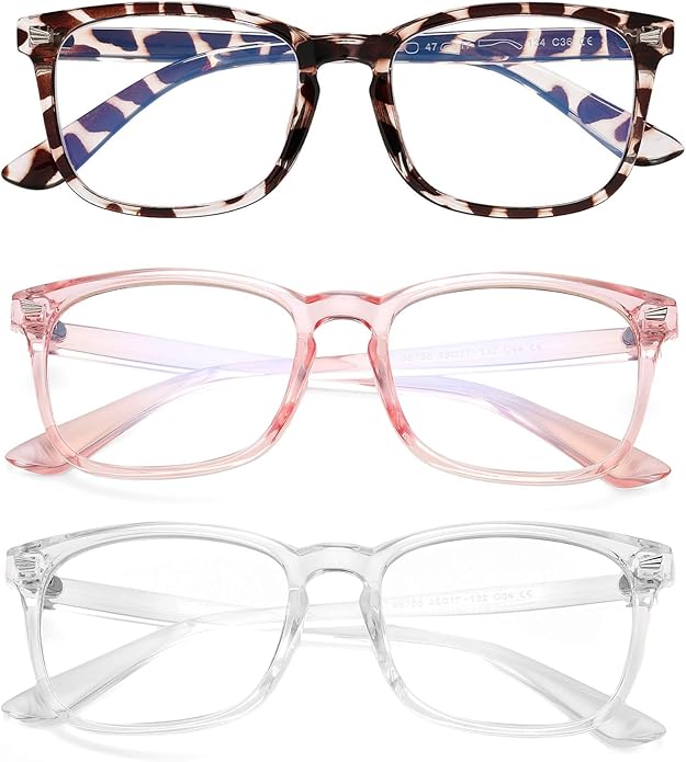 AZorb 2Pack Kids Blue Light Blocking Glasses - TR90 Unbreakable Computer Screen Glasses for Boys & Girls