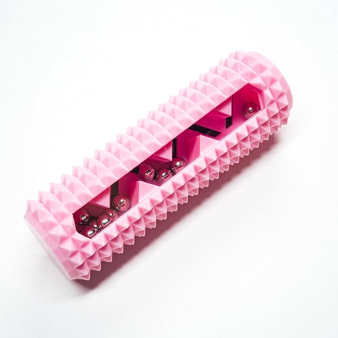 ZenStick – Spikey Sensory Fidget Toy with Steel Balls for Anxiety Relief, Focus, Stress Reduction & Mindful Stimulation (Sakura Pink)