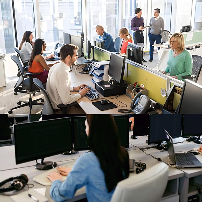 [5 Pack] 21.5 Inch Computer Privacy Screen Protector for 16:9 Widescreen Monitors-Anti-Glare & Blue Light Filter, Anti-Spy Film,Reduces Eye Strain (Fits Most Desktop Screens)