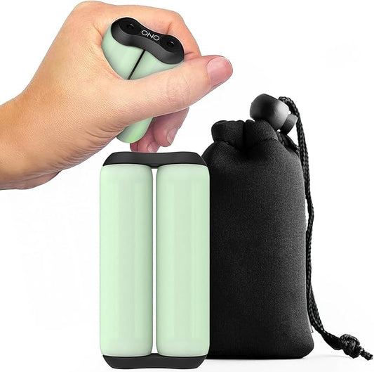 ONO Roller - Handheld Fidget Toy for Adults | Help Relieve Stress, Anxiety, Tension | Promotes Focus, Clarity | Compact, Portable Design (Junior Size/ABS Plastic, Glow in The Dark)