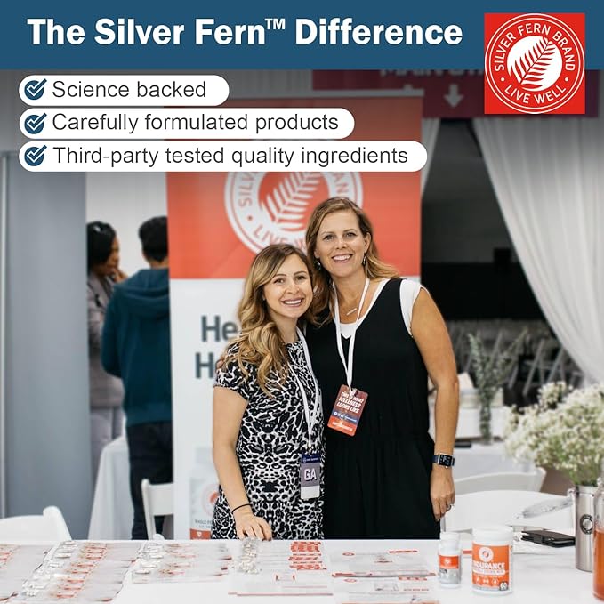 Silver Fern Stress Complex Supplement - Without Caffeine - Sleep, Worry, Mood & More - with Saffron Supplements, L-Theanine Supplement, & Myo-inositol - Natural Stress Relief Supplement (Pack of 2)