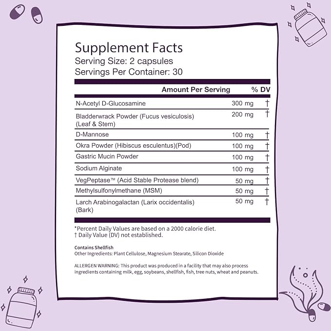 GOBIOTIX Lectin Defense - Lectin Blocker Supplement for Leaky Gut with MSM and Digestive Enzymes - Aids in Intestinal Health for Women and Men - Non-GMO + Gluten Free - 60 Capsules (2)