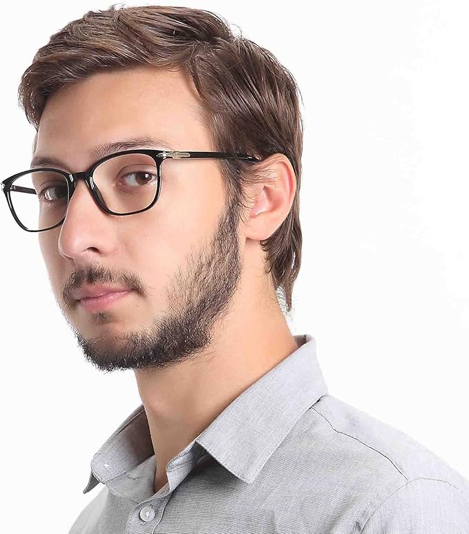 LifeArt Blue Light Blocking Glasses, Anti Eyestrain, Computer Reading Glasses,TV Glasses for Men and Women