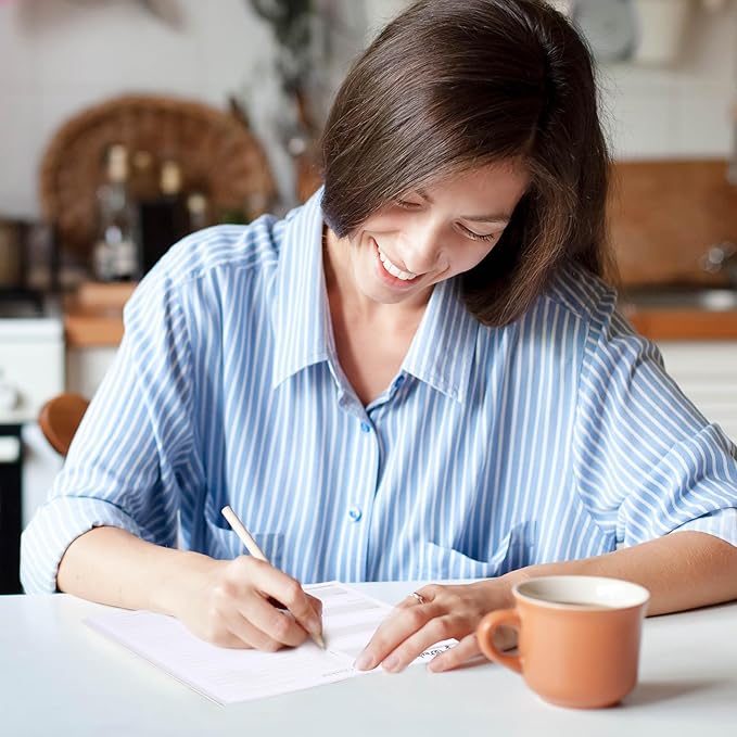 Qilery 50 Pcs 2025-2026 Daily Weekly Planner Bulk Christmas Employee Appreciation Gifts Small Pocket Journal to Do List Goals Notepad for Coworkers Teacher Students Team (Bright Color)