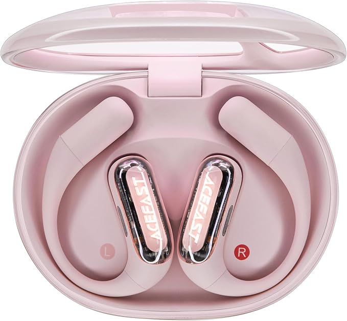 ACEFAST AceFit Pro Open-Ear Headphones, Night Safety Mode for Sports, Powerful Bass, 7.6g Ultra-Comfort, Bluetooth 5.4, 30H Playtime with Digital Display, IP54 Sports Earbuds for Running & Workouts