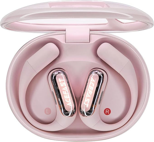 ACEFAST AceFit Pro Open-Ear Headphones, Night Safety Mode for Sports, Powerful Bass, 7.6g Ultra-Comfort, Bluetooth 5.4, 30H Playtime with Digital Display, IP54 Sports Earbuds for Running & Workouts