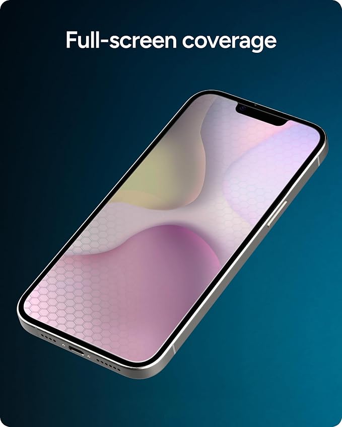 ZAGG XTR4 Screen Protector for iPhone 16e/ 14/ 13/ 13 Pro - 11x Stronger Tempered Glass, Blue Light Filtration, Anti-Reflective Technology, Graphene Reinforced, InvisibleShield, Easy Dust-Free Installation