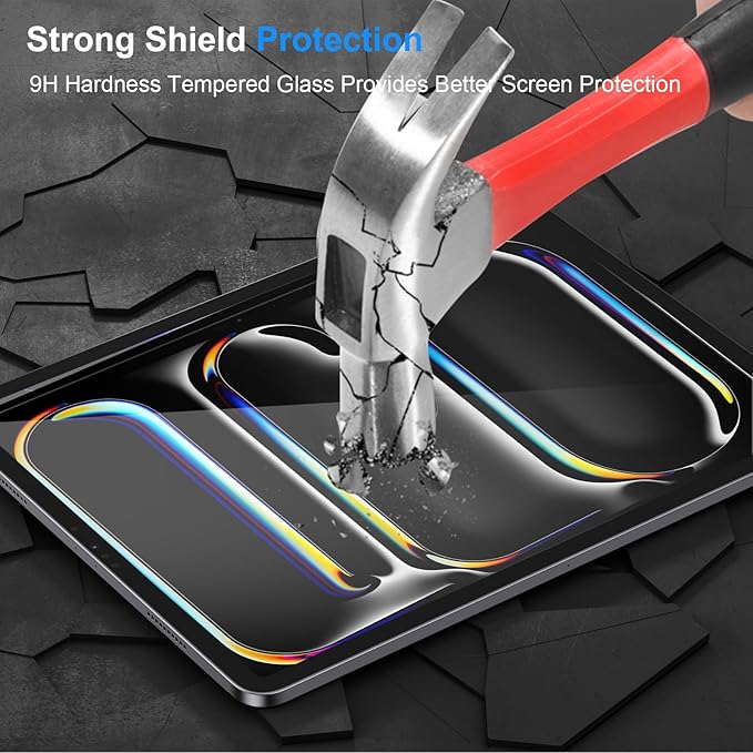 SIBEITU 2 Pack Screen Protector for iPad Pro 13 Inch 2024 Release Model M4 (7th Generation), HD Clear Scratch Resistent for iPad Pro 13" M4, Case Friendly & Apple Pencil Compatible Touch Sensitive