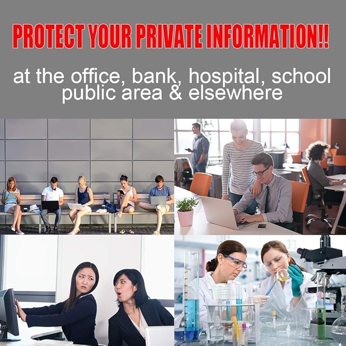 22 Inch - 16:9 Aspect Ratio - Computer Privacy Screen Filter for Widescreen Monitor - Anti-Glare - Anti-Scratch Protector Film - Protects Your Eyes from Harmful Glare and Blue Light